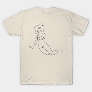 Virgo Celestial Line Art T-Shirt